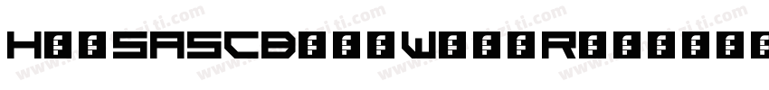 HeiSASCBoldW45-Regular字体转换