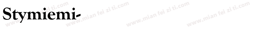 Stymiemi字体转换