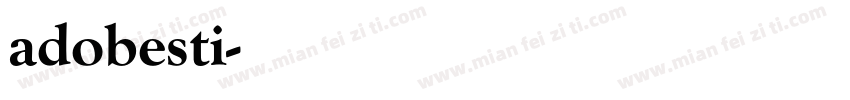 adobesti字体转换