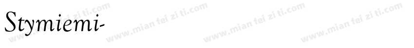 Stymiemi字体转换