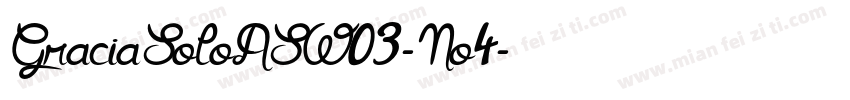 GraciaSoloASW03-No4字体转换