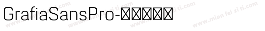 GrafiaSansPro字体转换