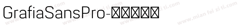 GrafiaSansPro字体转换