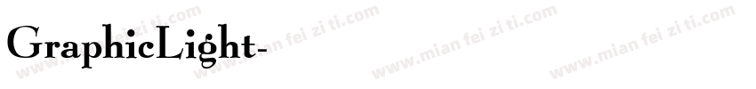 GraphicLight字体转换
