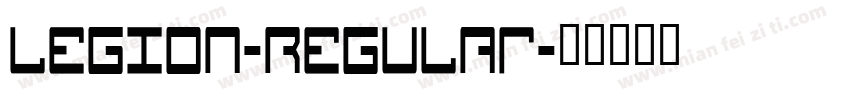 Legion-Regular字体转换