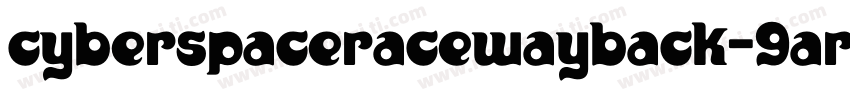 CyberspaceRacewayBack-9arj字体转换