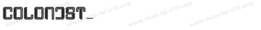 COLONIST字体转换