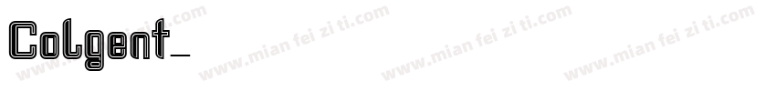 Colgent字体转换