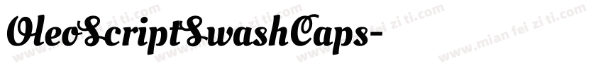 OleoScriptSwashCaps字体转换