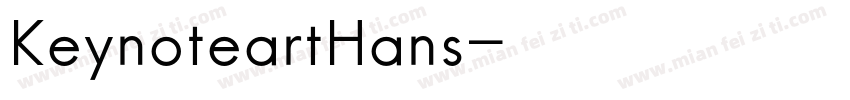 KeynoteartHans字体转换