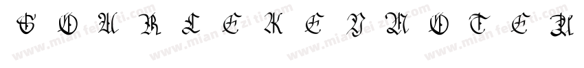 source-keynotearHans字体转换
