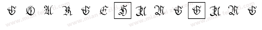 sourseHansSansSC字体转换