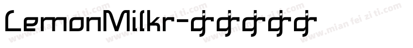 LemonMilkr字体转换