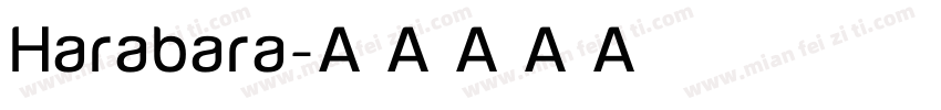Harabara字体转换