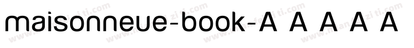 maisonneue-book字体转换