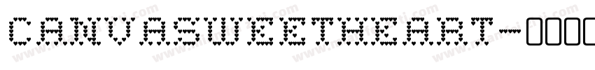 CanvaSweetHeart字体转换