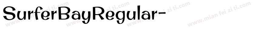 SurferBayRegular字体转换