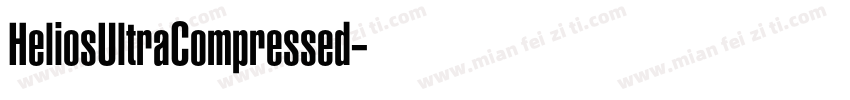 HeliosUltraCompressed字体转换