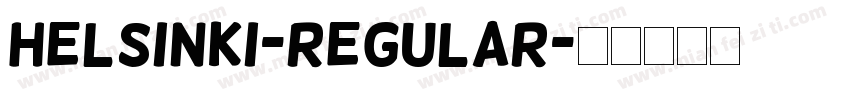 Helsinki-Regular字体转换