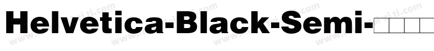 Helvetica-Black-Semi字体转换