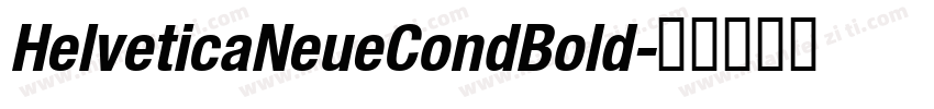 HelveticaNeueCondBold字体转换