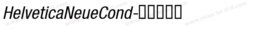 HelveticaNeueCond字体转换