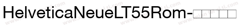 HelveticaNeueLT55Rom字体转换