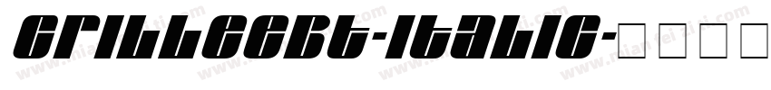 CrilleeBT-Italic字体转换