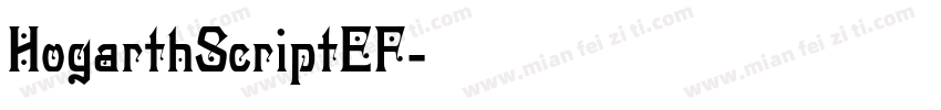 HogarthScriptEF字体转换
