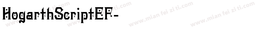 HogarthScriptEF字体转换