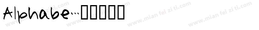 Alphabe字体转换