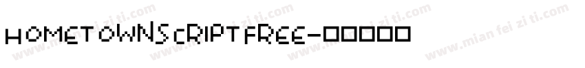 HometownScriptFree字体转换