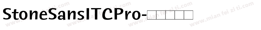 StoneSansITCPro字体转换