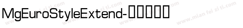 MgEuroStyleExtend字体转换