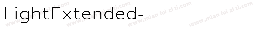 LightExtended字体转换