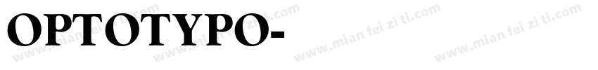 OPTOTYPO字体转换