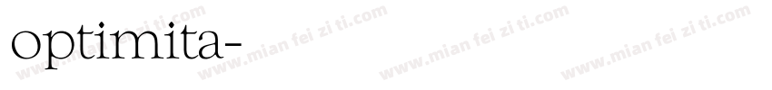 optimita字体转换