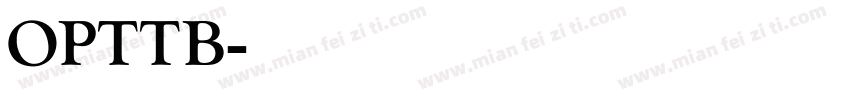 OPTTB字体转换