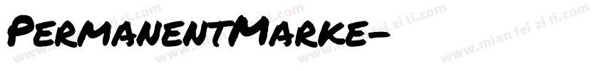 PermanentMarke字体转换