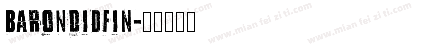 BaronDidFin字体转换