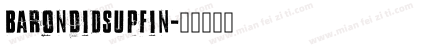 BaronDidSupFin字体转换