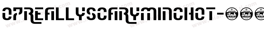 07ReallyScaryMinchot字体转换