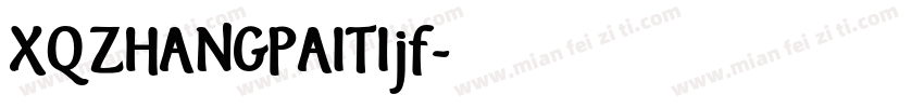 XQZHANGPAITIjf字体转换
