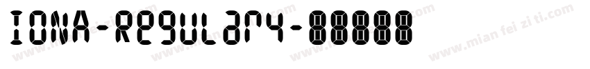 IONA-Regular4字体转换
