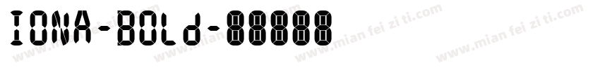 IONA-Bold字体转换