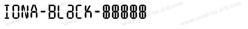 IONA-Black字体转换