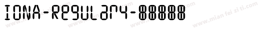 IONA-Regular4字体转换