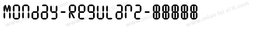 Monday-Regular2字体转换