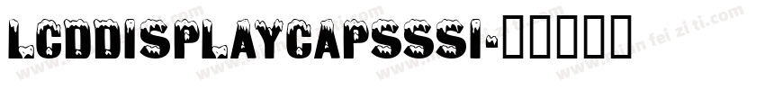 LCDDisplayCapsSSi字体转换