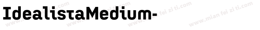 IdealistaMedium字体转换